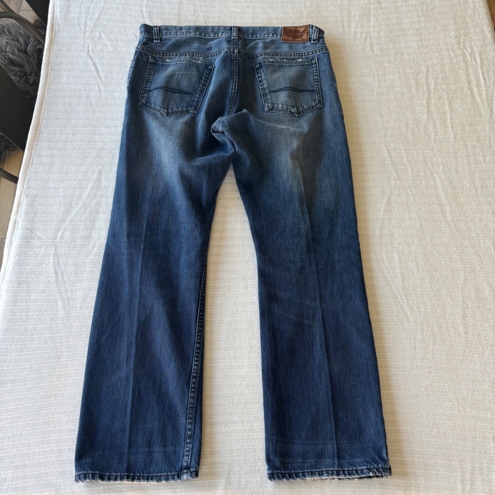Perry Ellis America Mens Classic Fit Straight Leg Jeans Blue Denim 34x30 RN37763 - Picture 3 of 11